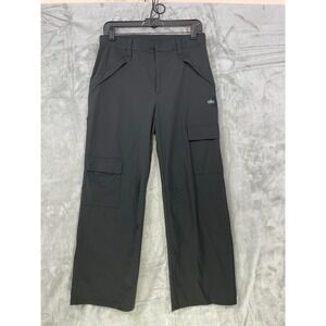 ALO All That Cargo Pants Women Small Inseam  27" Adjustable Waist Black